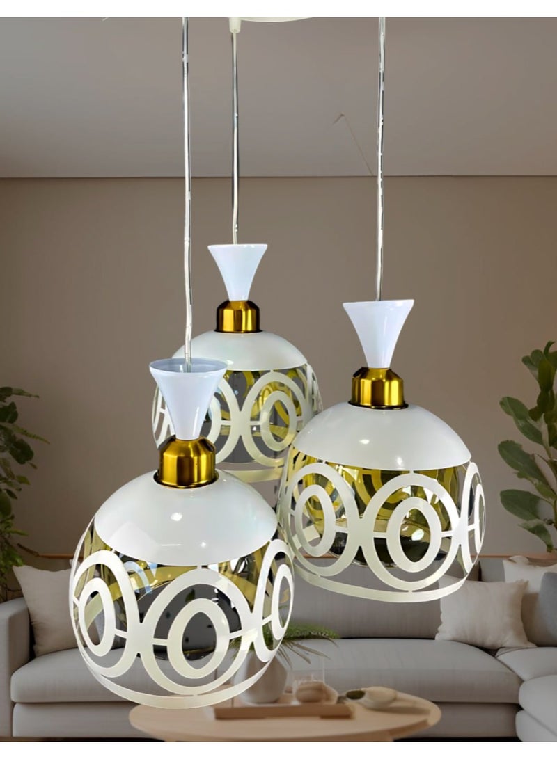 Dalaya  roof  Modern Trio  metal  3 bulbs
