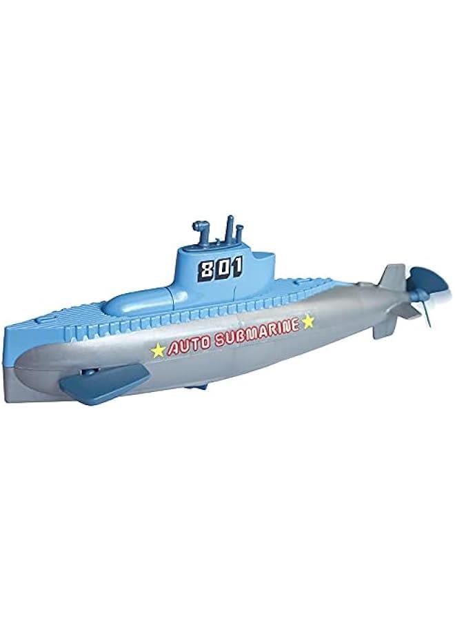 Windup Submarine Bath Toy Clockwork boat Floating Toy SUB Tub Toy Swimming Bathtub Toy Water Toy Fish Tank Toy Submarine Model Toy for Boys and Girls - Image 1