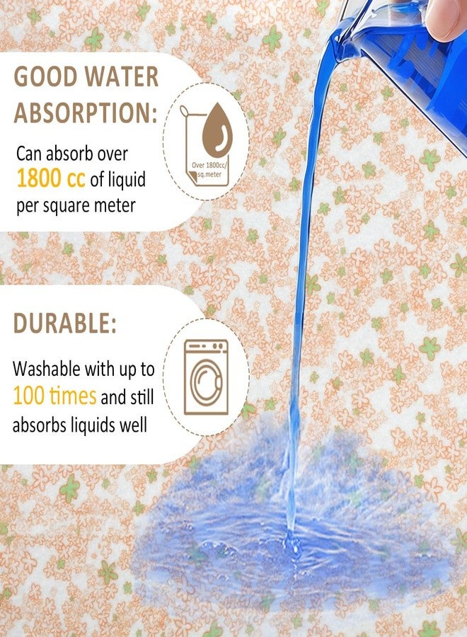 وسادة سلس البول EZSLINGGLIDE الممتازة القابلة للغسل للكراسي المتحركة - 4 طبقات ماصة (1800 سم مكعب/م²)، مقاومة للماء وغير قابلة للانزلاق مع مقابض - 18.9 بوصة × 33.9 بوصة لكبار السن والبالغين والحيوانات الأليفة (جنية الغابة، قطعة واحدة) - Image 4