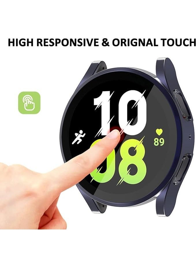 Compatible with Samsung Galaxy Watch 5 Pro Case, Soft TPU Shockproof Protective Case Cover for Samsung Galaxy Watch 5 Pro 45mm (Grey) - Image 2