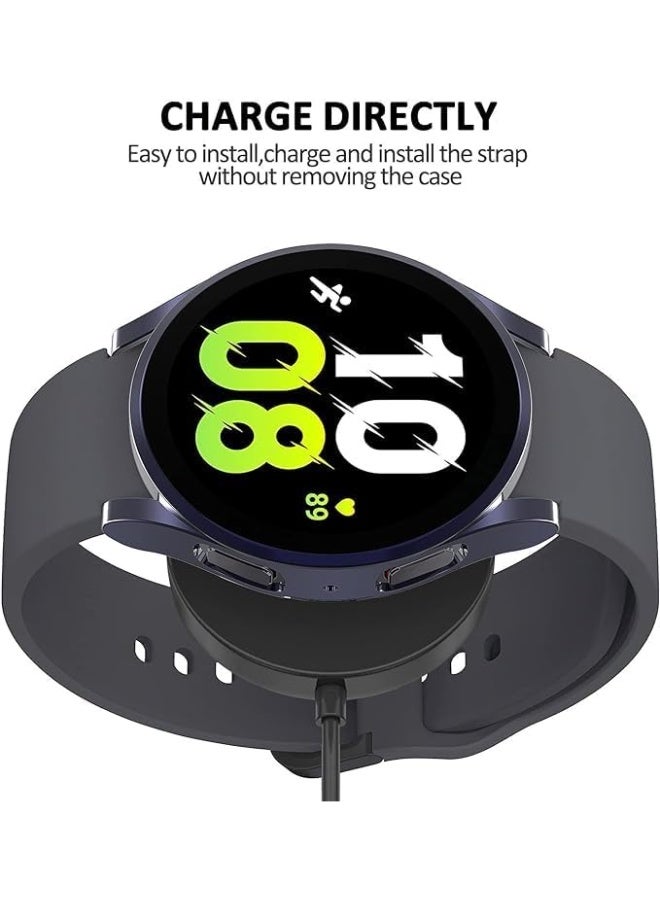 Compatible with Samsung Galaxy Watch 5 Pro Case, Soft TPU Shockproof Protective Case Cover for Samsung Galaxy Watch 5 Pro 45mm (Grey) - Image 3