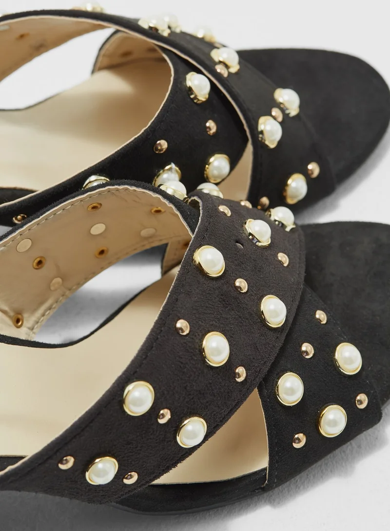 ELLA Beaded mules