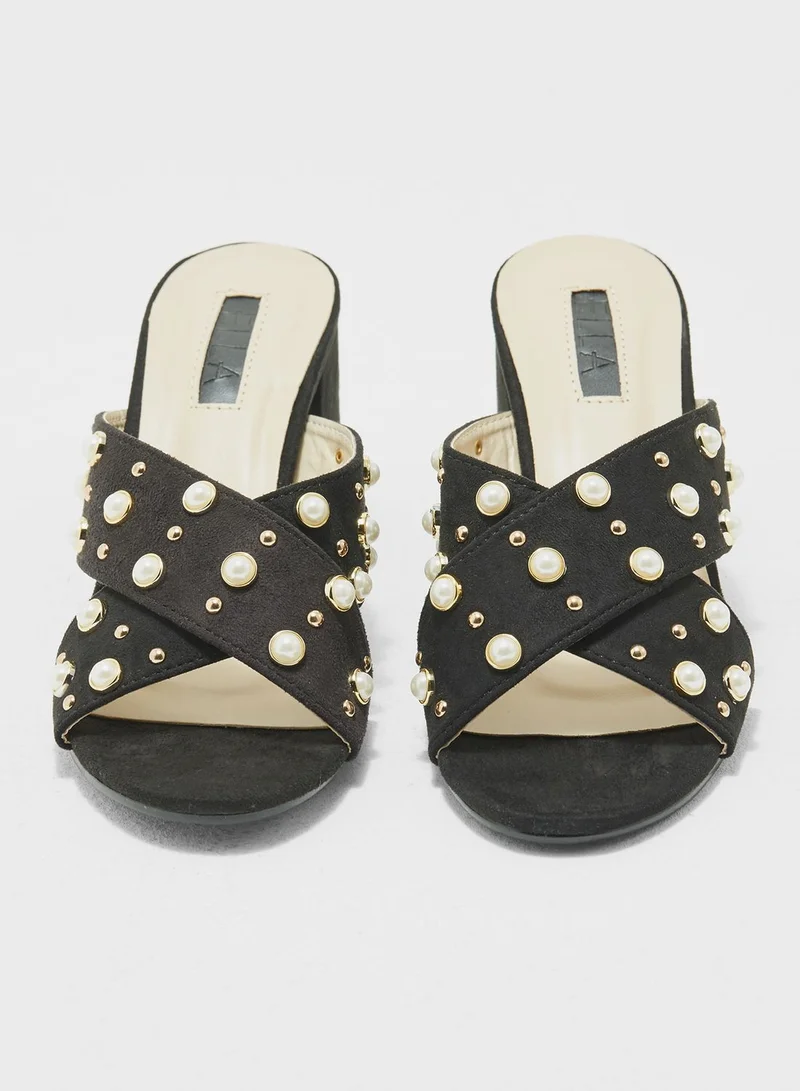 ELLA Beaded mules