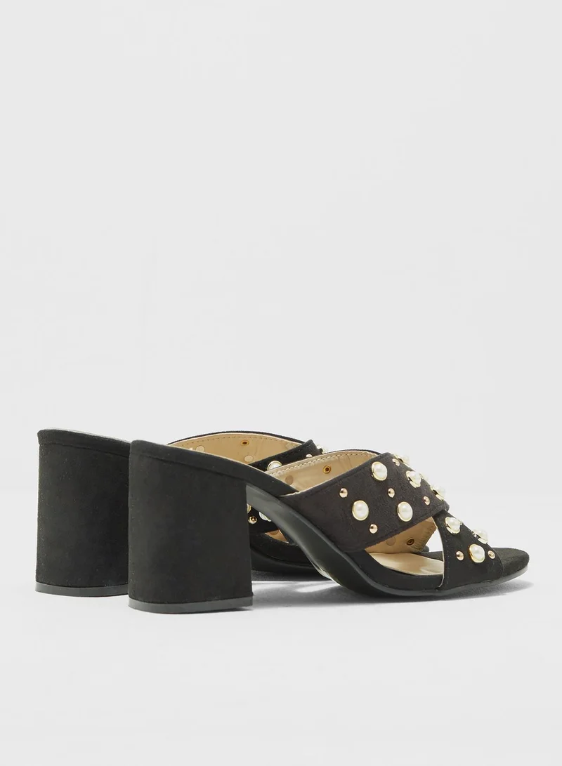 ELLA Beaded mules