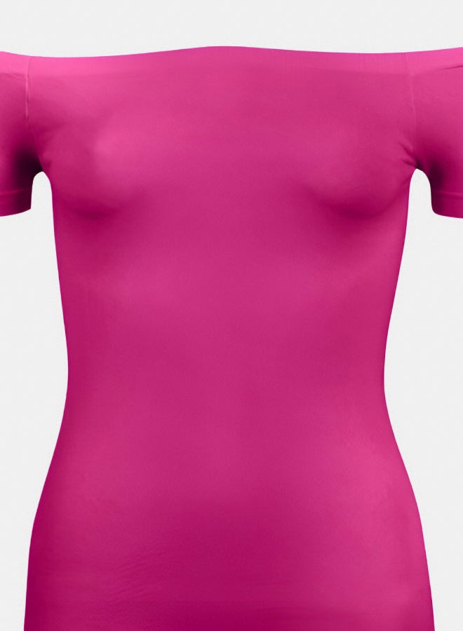 Silvy Lycra Nancy Half Sleeves Off Shoulder Top For Women - Image 2