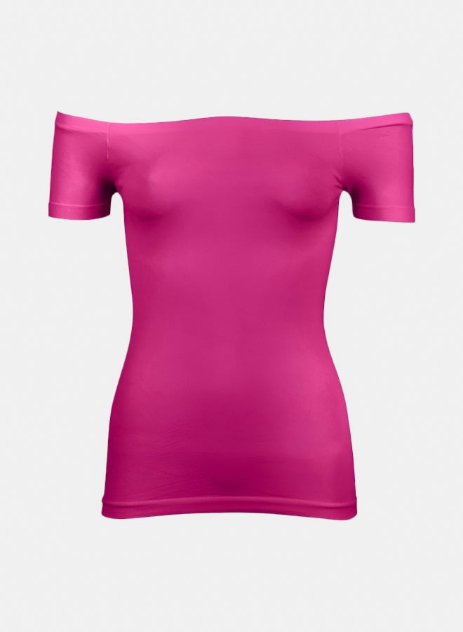 Silvy Lycra Nancy Half Sleeves Off Shoulder Top For Women - Image 1