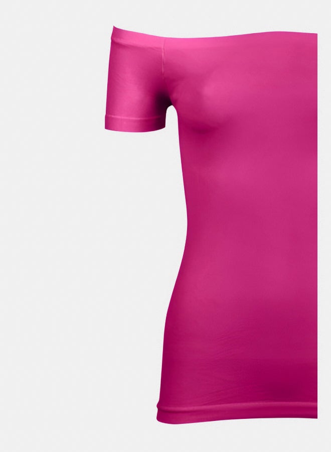 Silvy Lycra Nancy Half Sleeves Off Shoulder Top For Women - Image 3