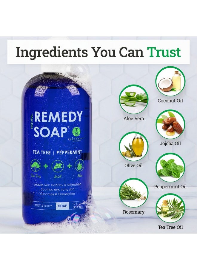 Truremedy Naturals - Remedy Tea Tree Oil Body Washbody Wash That Helps Body Odor Ringworm & Skin Irritationstea Tree Soap Body Wash (1 Pk 12 Oz) - Image 1