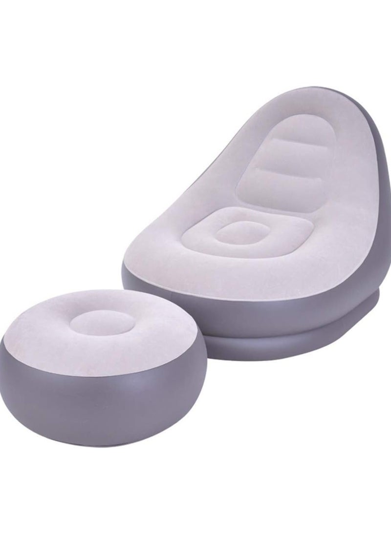 DubaiGallery - Intex Inflatable Ultra Lounge with Ottoman - Image 1