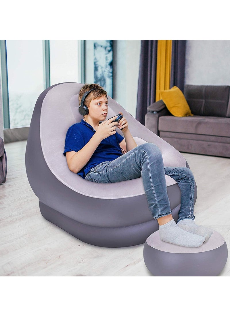 DubaiGallery - Intex Inflatable Ultra Lounge with Ottoman - Image 1