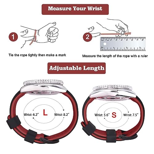 Ritche Christmas Stocking Stuffers 24mm Silicone Watch Bands Quick Release Rubber Watch Bands for Men and women - Image 5