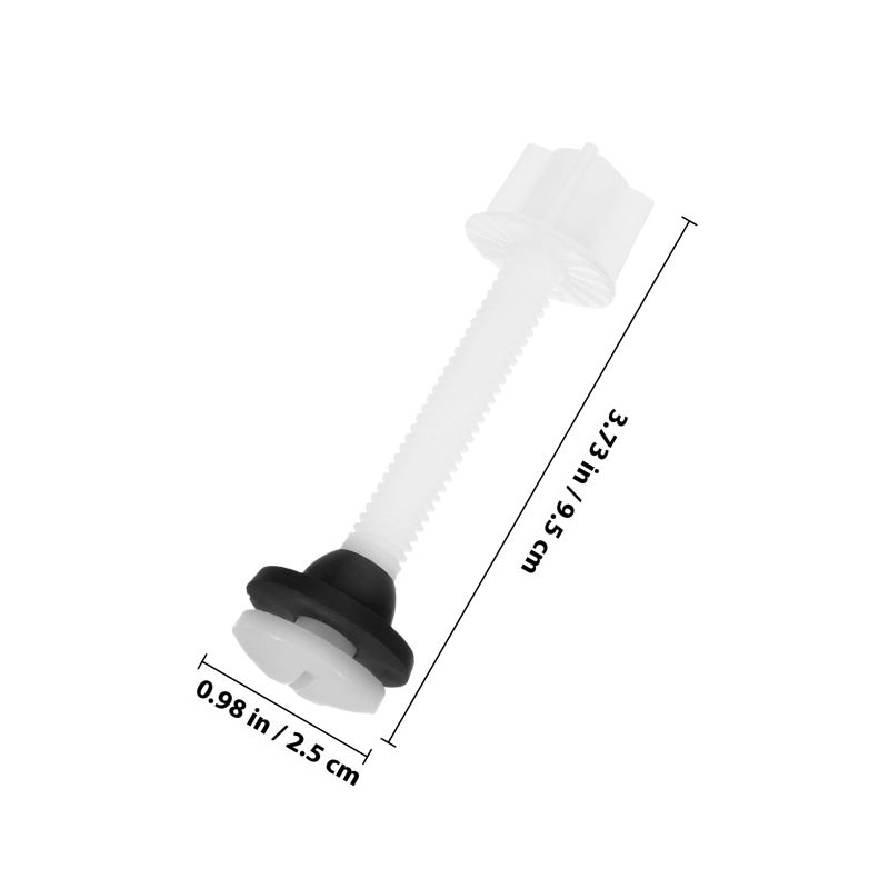 2pcs Toilet Seat Screws Replacement Toilet Seat Hinge Bolts Toilet Seat Mount Screws - Image 2