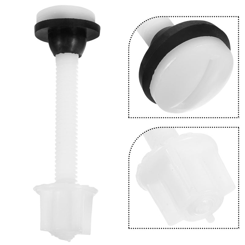 2pcs Toilet Seat Screws Replacement Toilet Seat Hinge Bolts Toilet Seat Mount Screws - Image 4