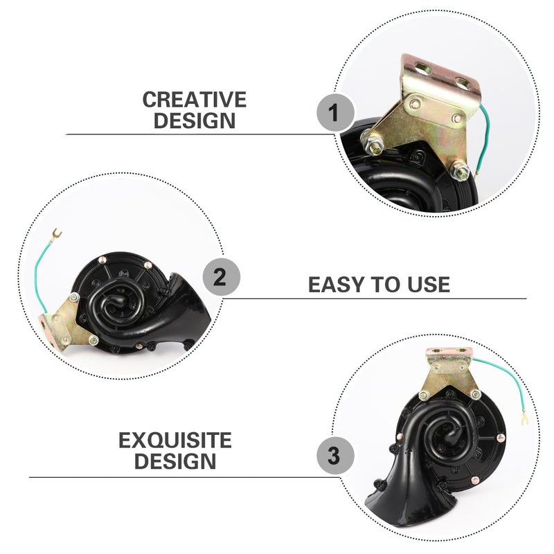 24V Waterproof 150dB Super Loud Snail Horn for Truck Car Motorcycle Vehicle Single Piece - Image 4