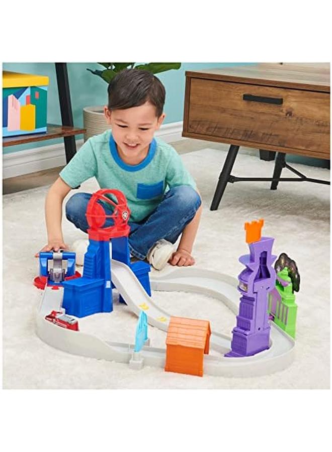PAW PATROL True Metal Total City Rescue Movie Track Set With Exclusive Marshall Vehicle 1 55 Scale Kids Toys For Ages 3 And Up - Image 2