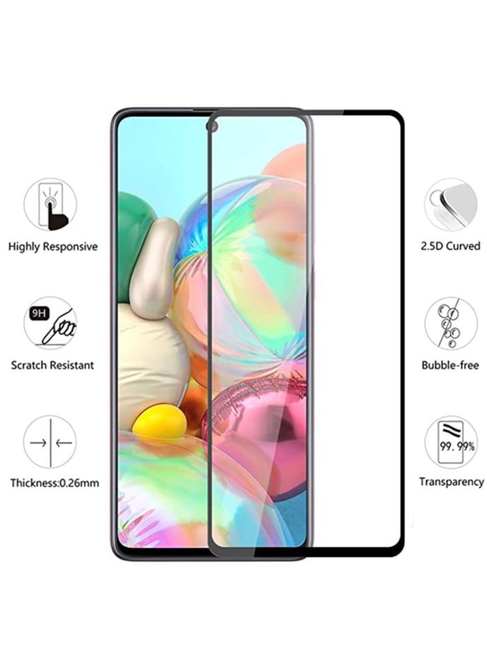 Samsung Galaxy A53 5G / A52s / A52 / A51 / S20 FE / M31s Screen Protector Tempered Glass Full Glue Edge-to-Edge Protector - Image 2