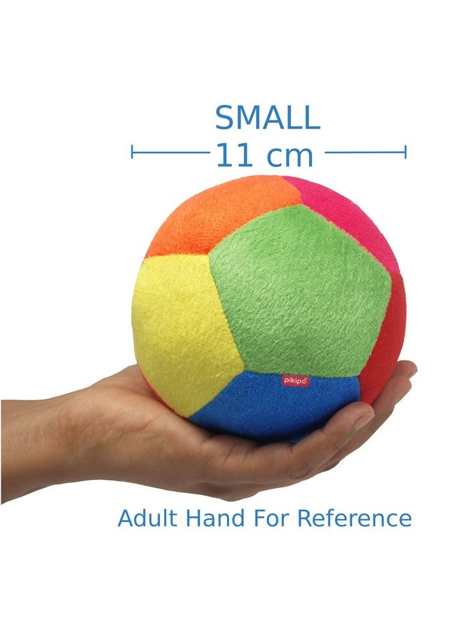 Pikipo Soft Ball (Small, 11Cm) And Bunny Face Soft Rattle Combo - Polyester, Softball, Pink - Image 5