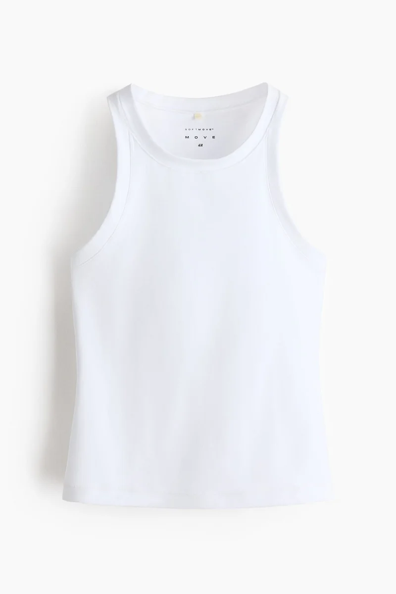 H&M  Slim Fit sports vest top with SoftMove™ for Women | Best Price UAE
