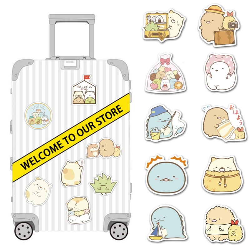 Grneric Kawaii Sumikko Stickers 50Pcs Waterproof,Removable,Beautiful,Suitable for Men and Women in Water Bottles,Phones,Laptop,Guitar,Car,Motorcycle,Cup,Piano,Scooter,Suitcase Vinyl Material. - Image 4