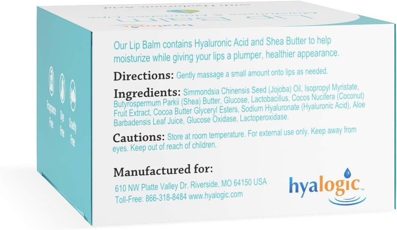 Hyalogic Episilk HA Lip Balm with Hyaluronic Acid - 14g Moisturizing Cream for Dry Lips - Image 2