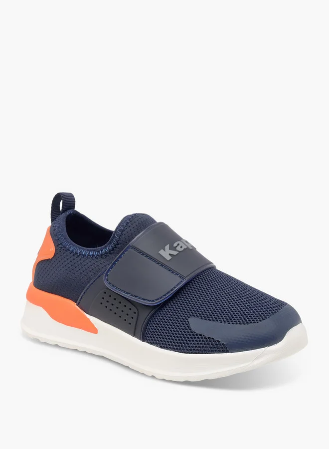 كابا Boys' Logo Detail Sports Shoes with Hook and Loop Closure