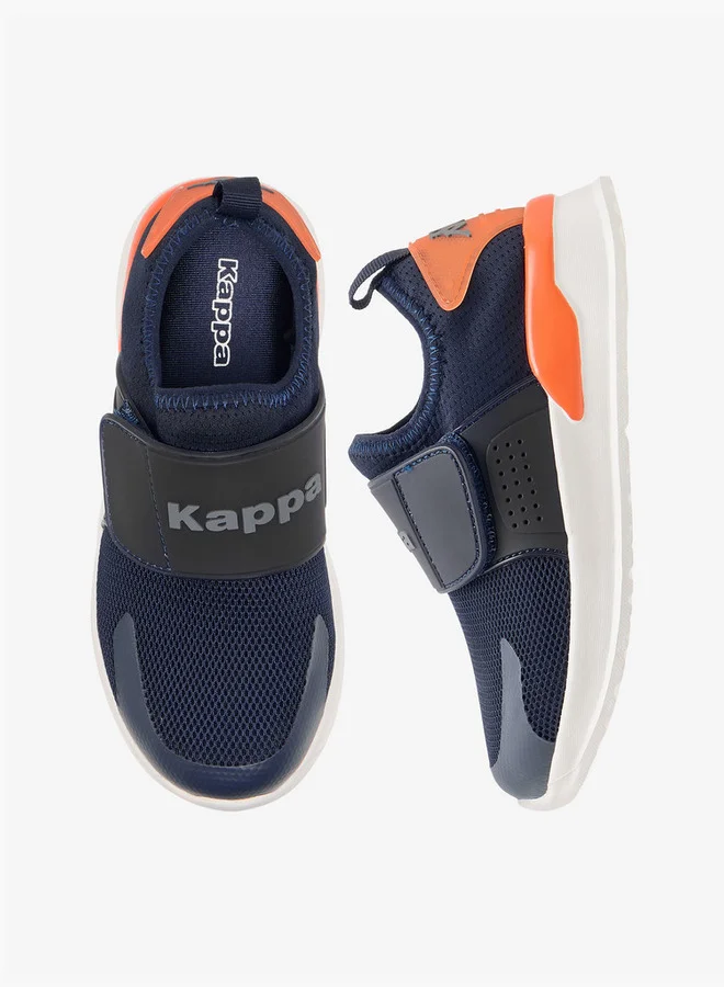 كابا Boys' Logo Detail Sports Shoes with Hook and Loop Closure