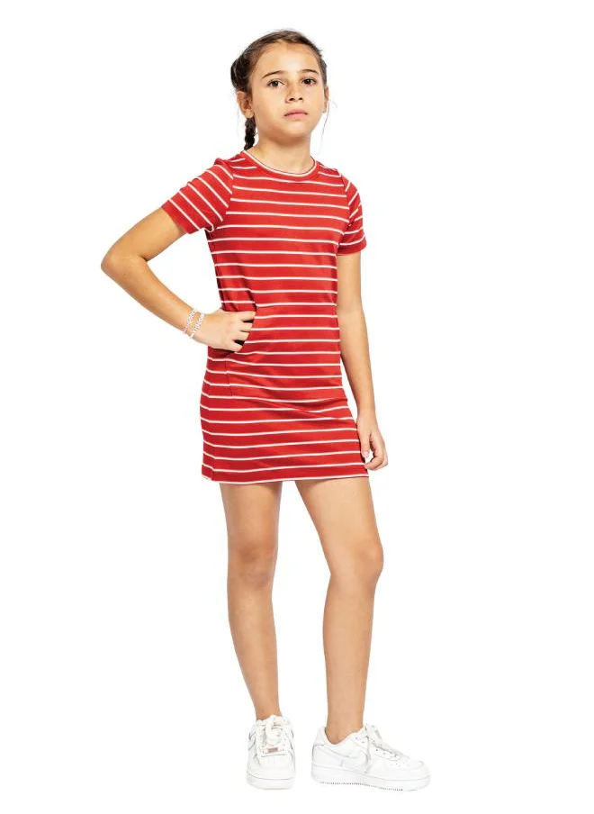 ZAECY Striped Casual Dress