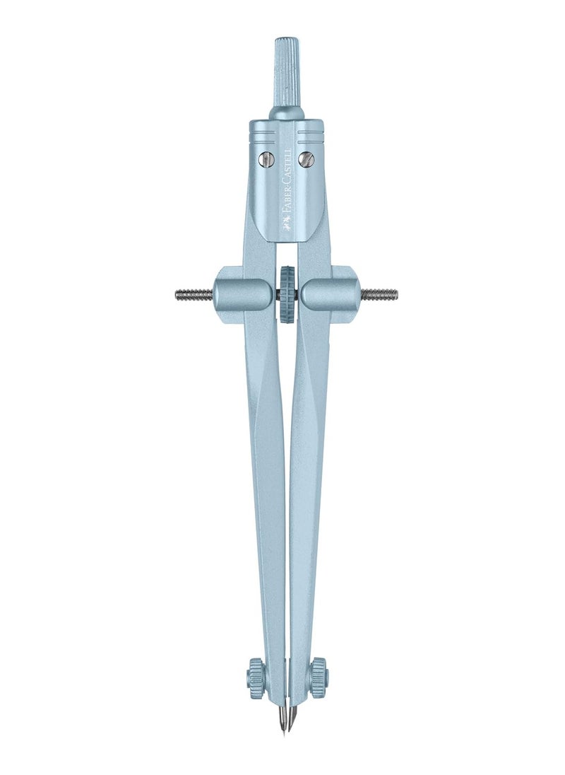 FABER-CASTELL - Faber Castell Compass Quick Set Stream, Solid technology, a durable mechanism and non-slip needles ensure precision and comfort of use. Made in Germany - Image 1