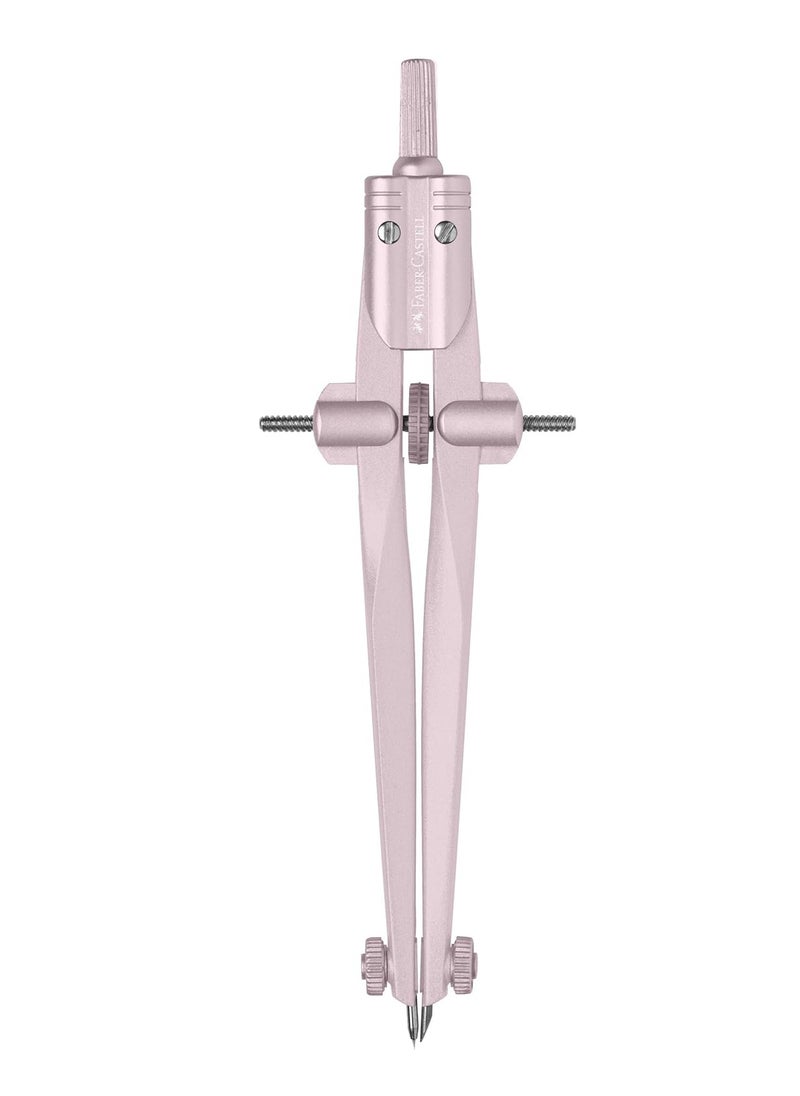 FABER-CASTELL - Faber Castell Compass Quick Set Stream, Solid technology, a durable mechanism and non-slip needles ensure precision and comfort of use. Made in Germany - Image 1