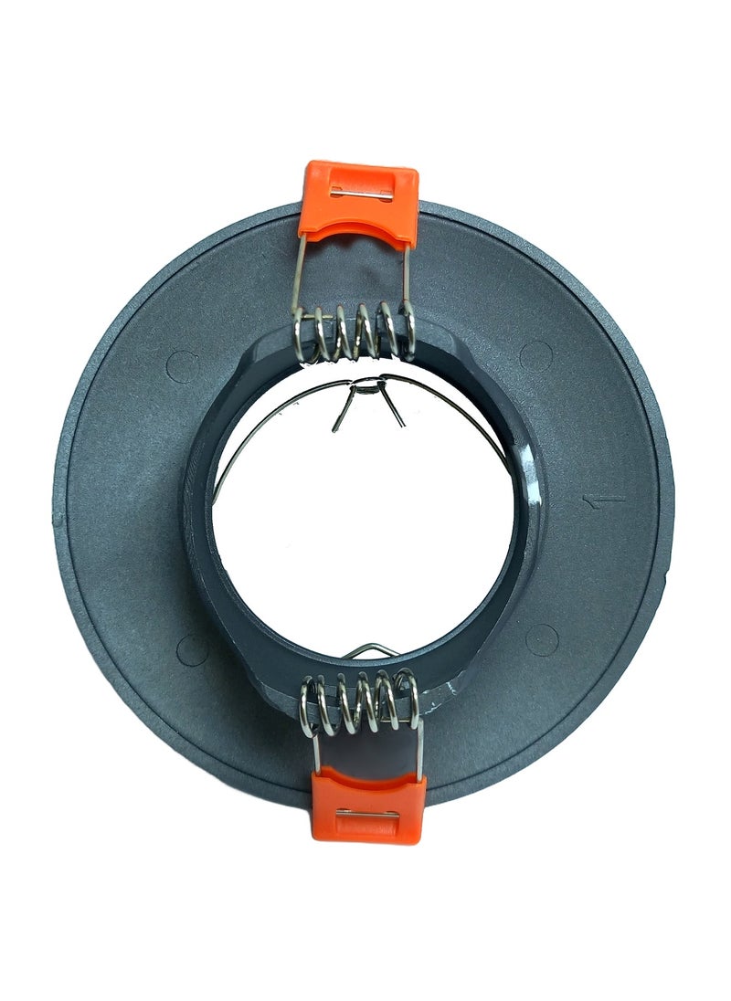 Spot Frame Round Grey Fixed With Doya From Cairo Light - 5 Pieces