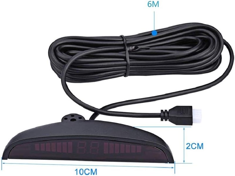 TOTMOX Car Reverse Parking Radar System with 8 Reversing Sensors and LED Display - Image 5