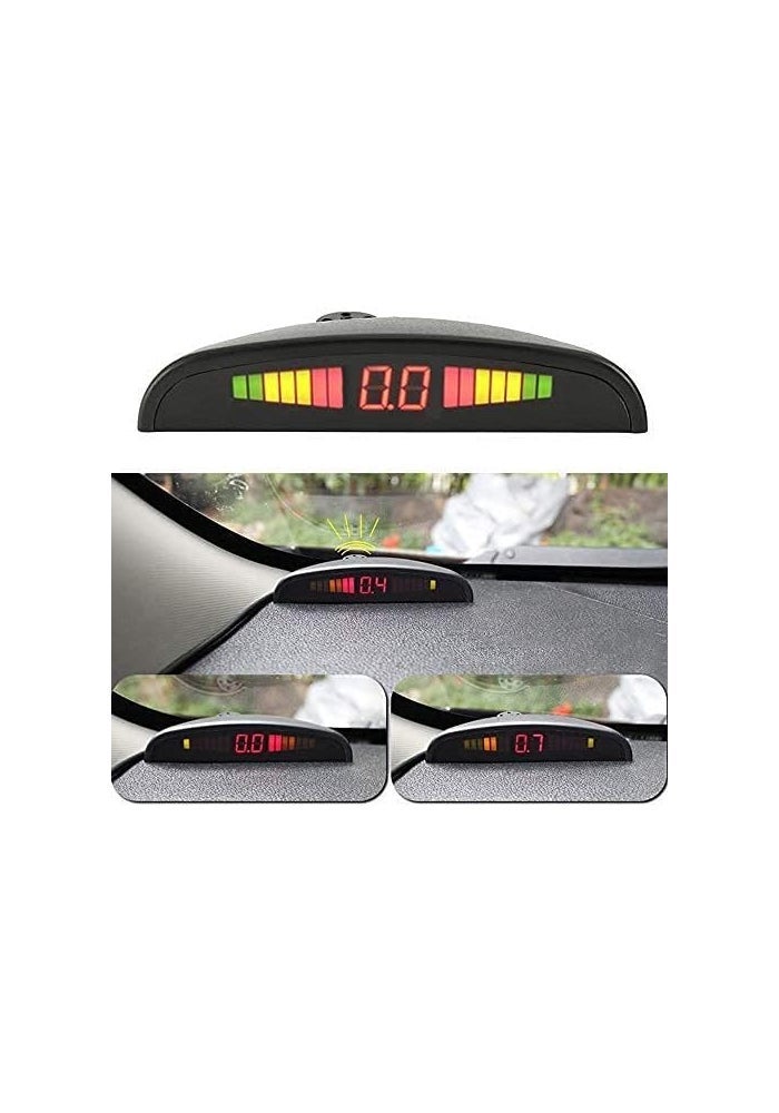 TOTMOX Car Reverse Parking Radar System with 8 Reversing Sensors and LED Display - Image 1
