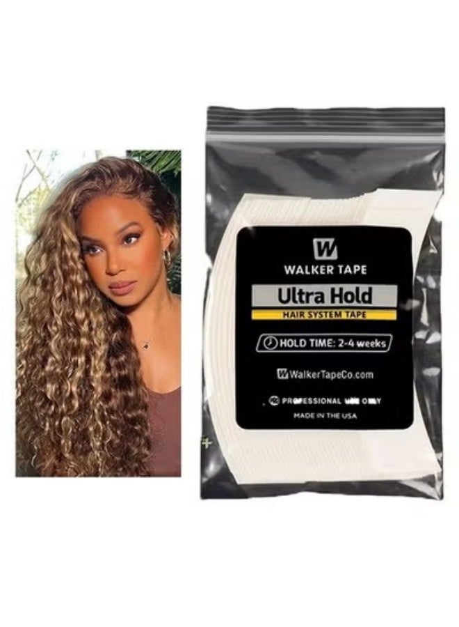 Walker Tape, Double-sided Hair Extensions Tape, Wig Fixed Waterproof Tape for Scalp Hair Extensions Wig Tape Lace front Tape, Strip Adhesive Waterproof Tape - Image 1