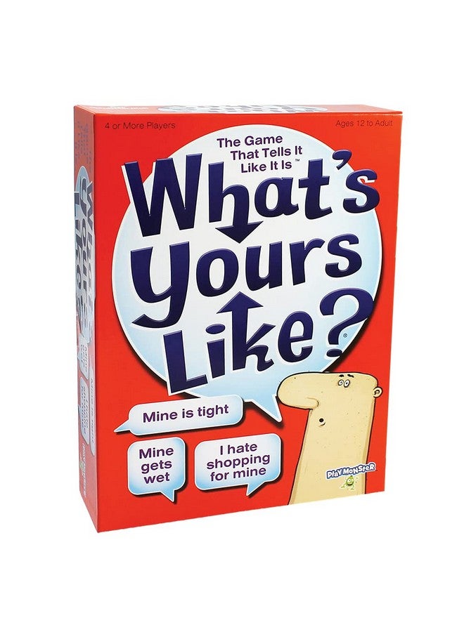 PlayMonster What's Yours Like? - Hilarious Party Card Game - Describe What Your Guess Word is Like - Ages 12+ - Image 1