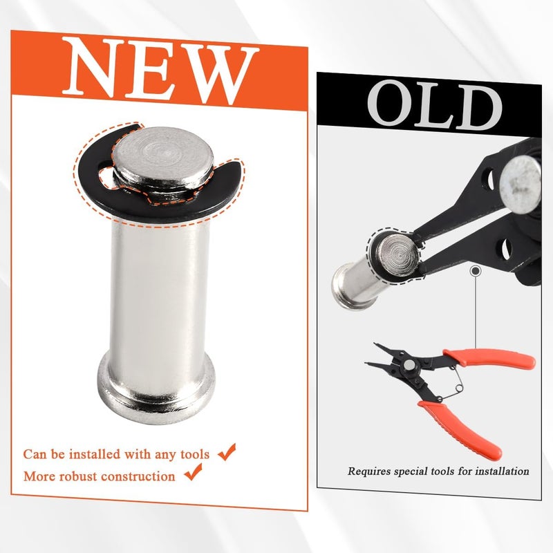 FOVPLUE Footpeg Mounting Pins Kit for Harley Models - Image 3