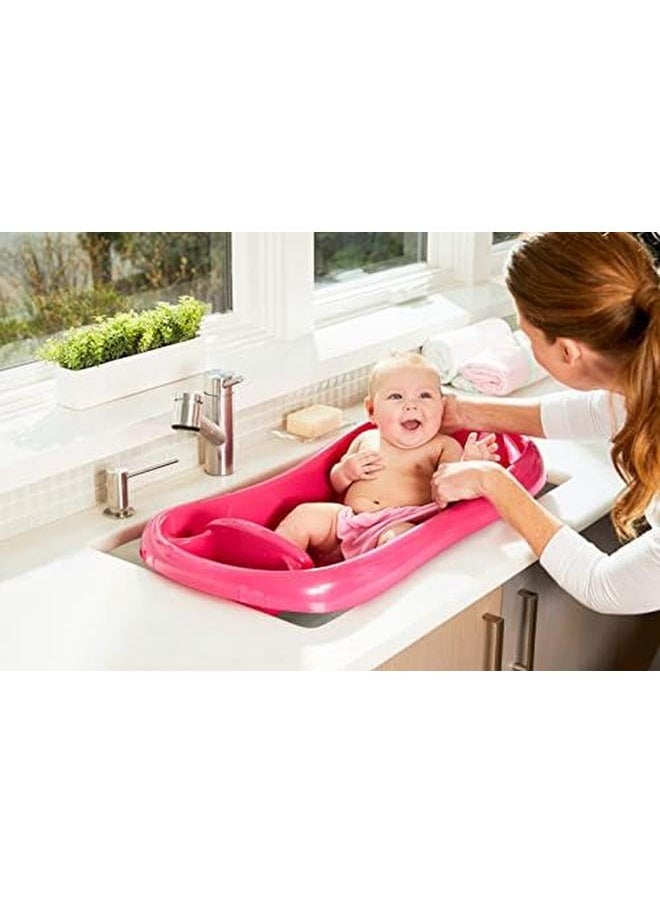 the FIRST years Sure Comfort Tub Pink Whale Sling  - Image 2
