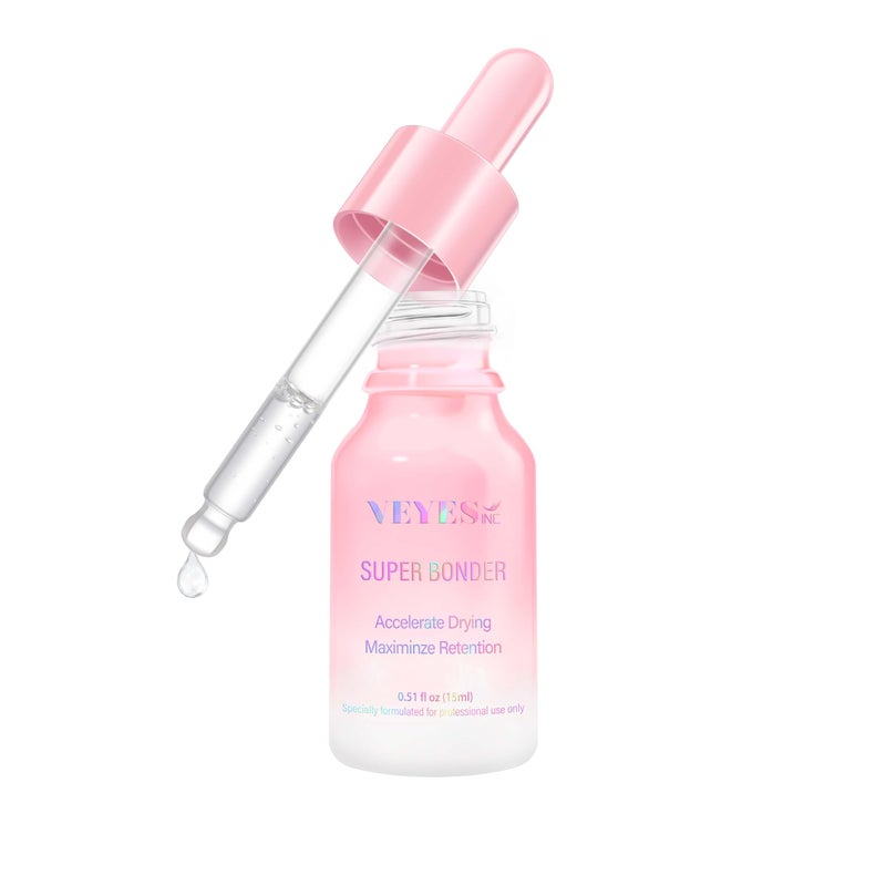 VEYES INC Super Lash Bonder for Eyelash Extensions. Glue Accelerator, Lash Sealant, Adhesive Companion, Reducing Glue Fumes and Extending Eyelash Retention Time. Professional Eyelash Supplies 15ml - Image 1