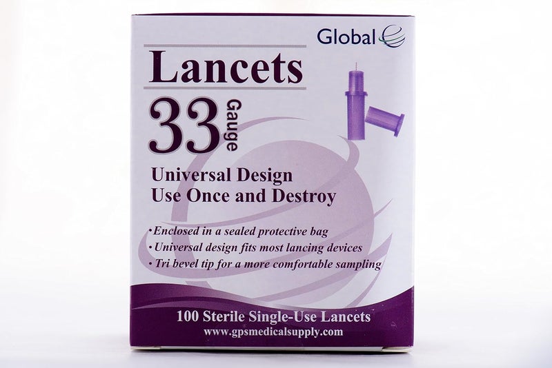 Easy Glide 33 Gauge Pull Top Lancets  Virtually PainFree Testing  Suitable for Most Lancing Devices - Image 1