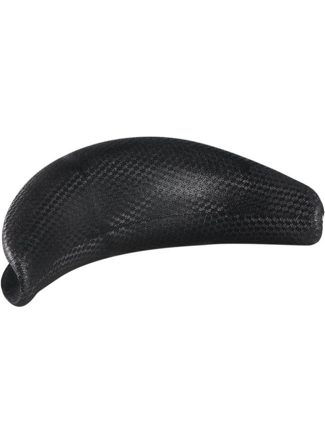 كلاراكو وعاء شامبو جل مسند للرقبة من السيليكون لغسيل الشعر جل وسادة للرقبة لصالونات تصفيف الشعر وعاء شامبو لغسل الشعر حوض غسيل أداة 18x11x7.5 سم (أسود) - Image 2