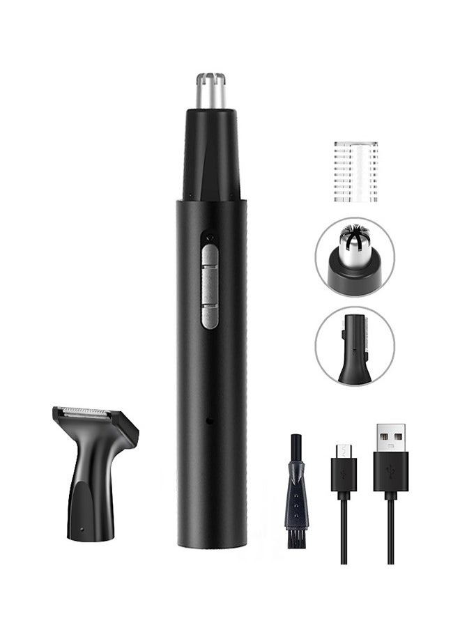AOLION Nose Hair Trimmer for Men Rechargeable Ear and Nose Hair Trimmer for Men and Women Professional Painless Eyebrow & Facial Hair Trimmer with Powerful Motor and Dual-Edge Blades Easy Cleansing  - Image 1