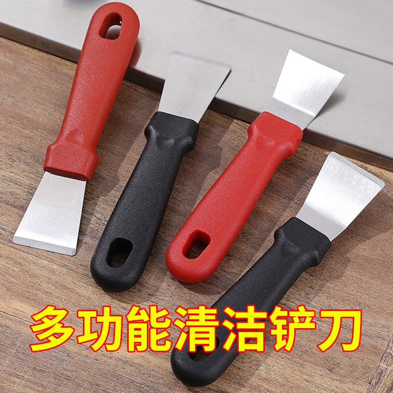 5-Piece Kitchen Cleaning Brush Set Black-Bend Shovel