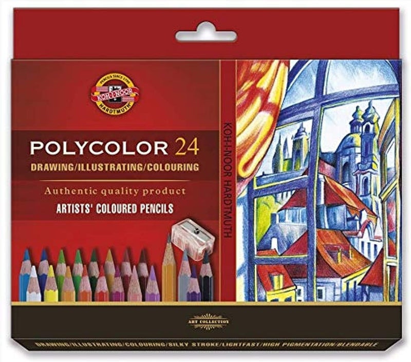 KOH-I-NOOR set of artists´ coloured pencils 3834 24