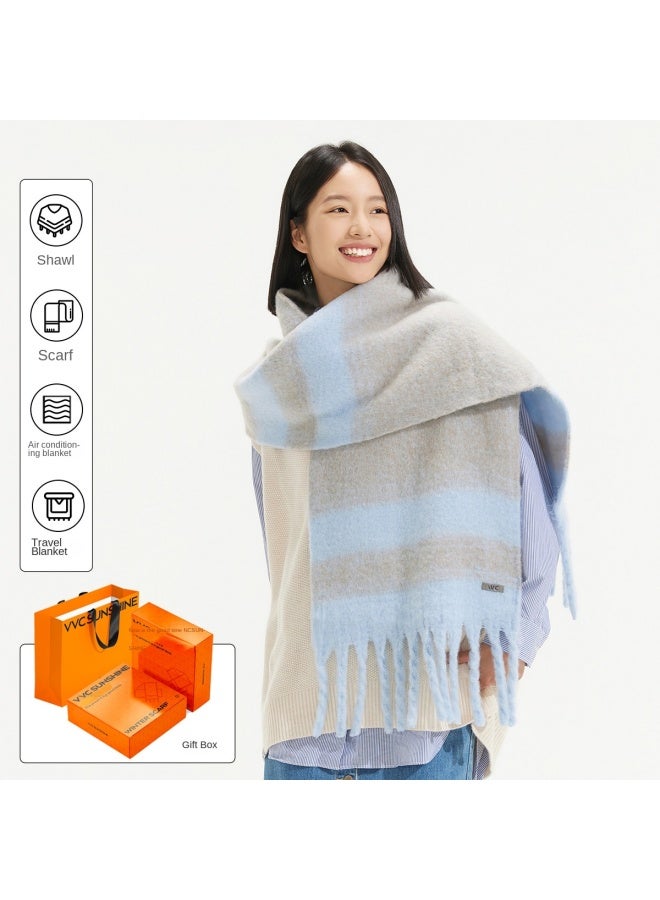 VVC Valentine's Day Gift】women's Scarf Wrap - Stylish Versatile Shawl & Neck Warmer 2-in-1 Fashion Accessory - Image 2