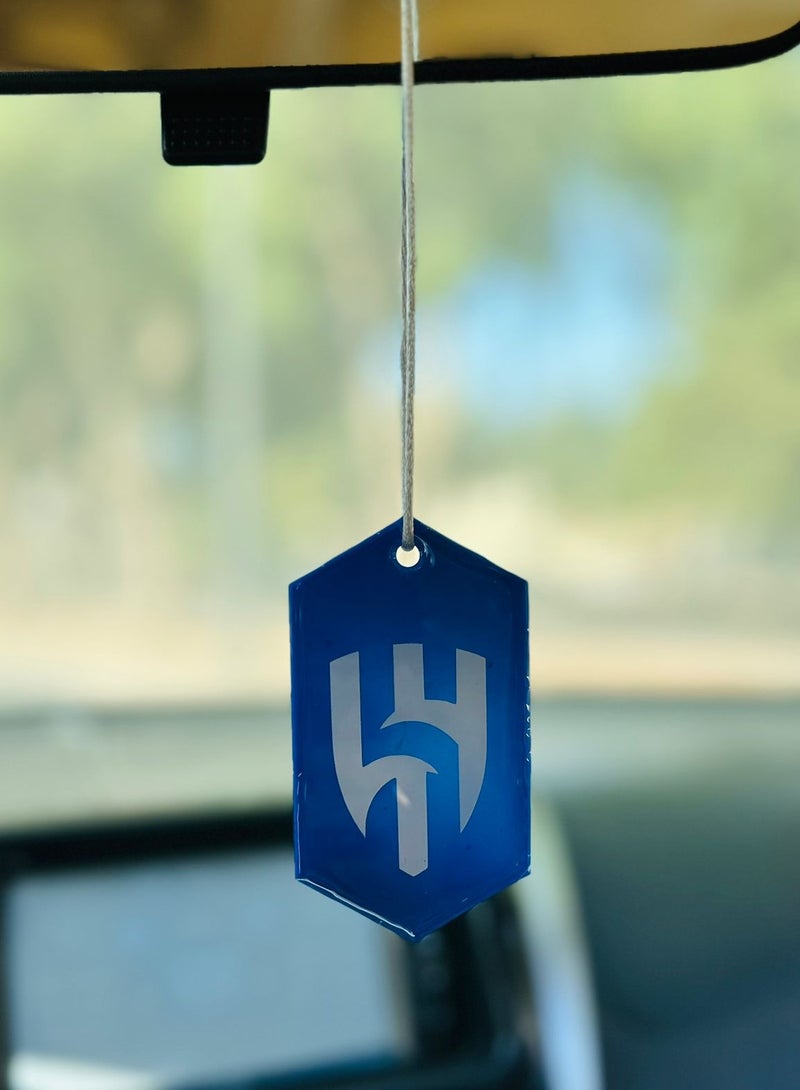 An Elegant Car Pendant In The Shape of Diamond, The Crescent Logo, Made of Luxurious Resin - Image 1