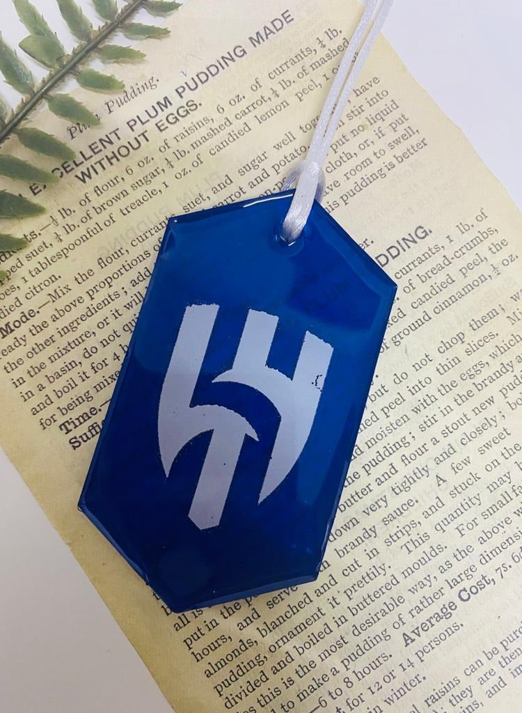 An Elegant Car Pendant In The Shape of Diamond, The Crescent Logo, Made of Luxurious Resin - Image 2