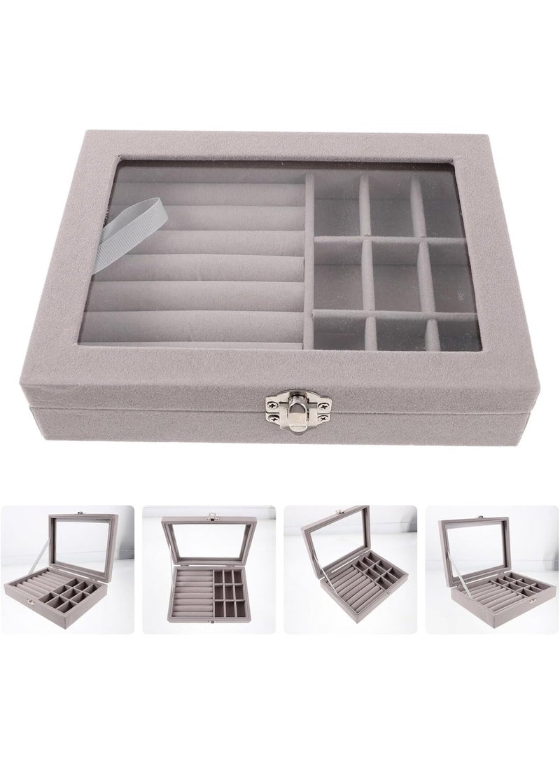 Jewelry Organizer for Rings, Earrings, Necklaces - Jewelry Box, Travel Jewelry Bag for Women, Jewelry and Accessories Storage Organizer - - Image 1