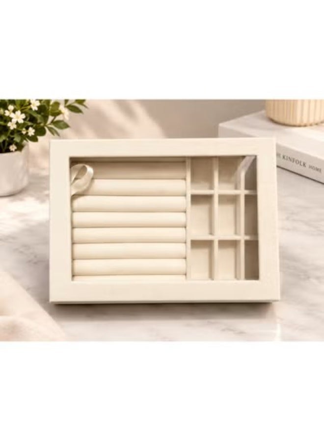 Jewelry Organizer for Rings, Earrings, Necklaces - Jewelry Box, Travel Jewelry Bag for Women, Jewelry and Accessories Storage Organizer - - Image 2