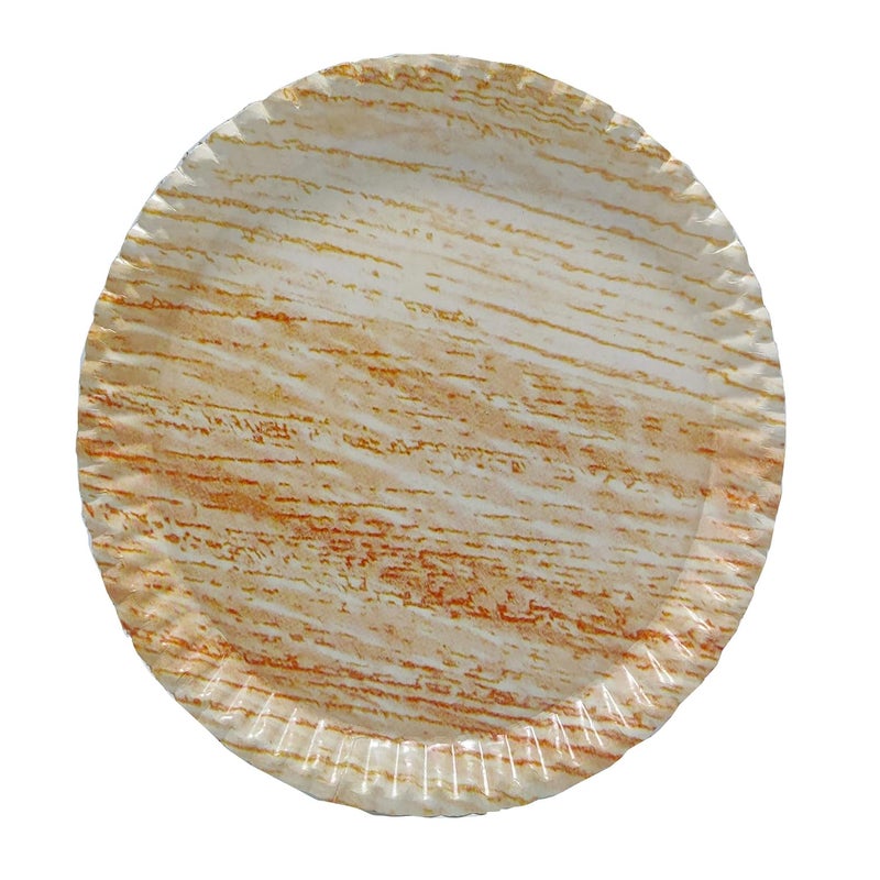 MESH MASTERS MESH MASTERS 100 Biodegradable_Eco Friendly_12 Inch Paper Dinner Plates_Pack of 100_Natural Paper Plates_MMTPPL27 - Image 4
