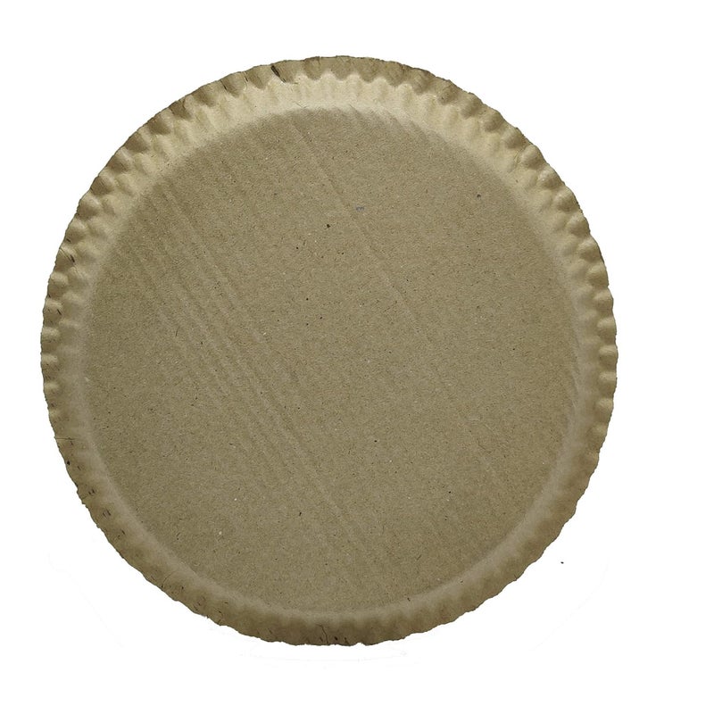 MESH MASTERS MESH MASTERS 100 Biodegradable_Eco Friendly_12 Inch Paper Dinner Plates_Pack of 100_Natural Paper Plates_MMTPPL27 - Image 5