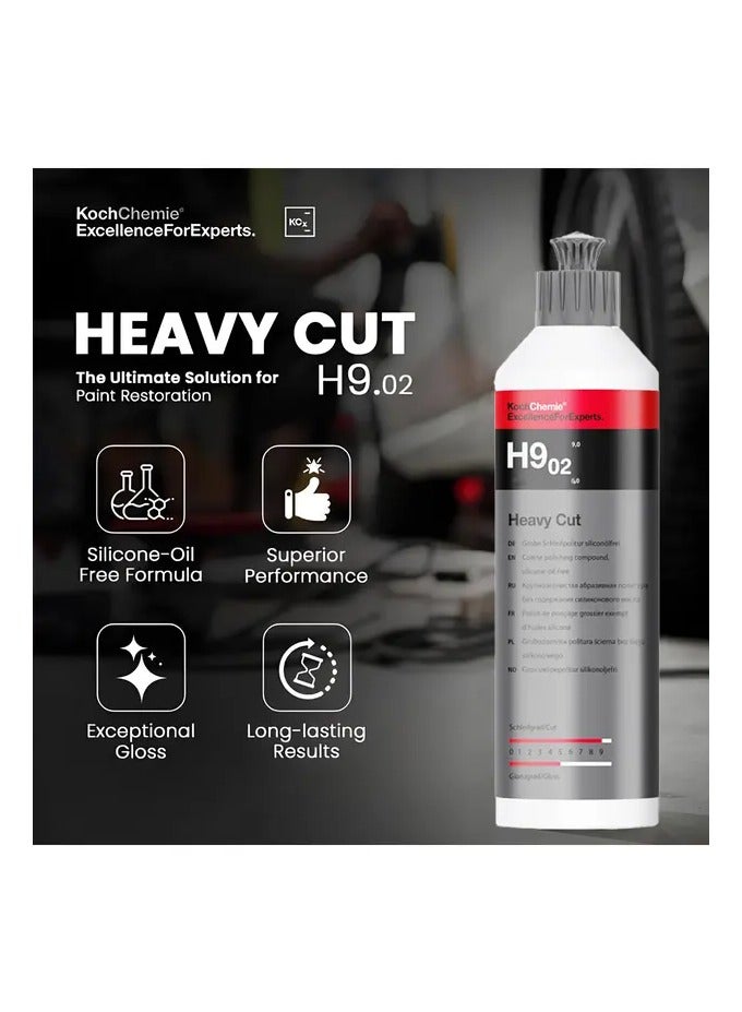 Koch Chemie H9.02 Heavy Cut Car Polish 250ml for Deep Scratch Removal Paint Restoration Silicone Free - Image 3